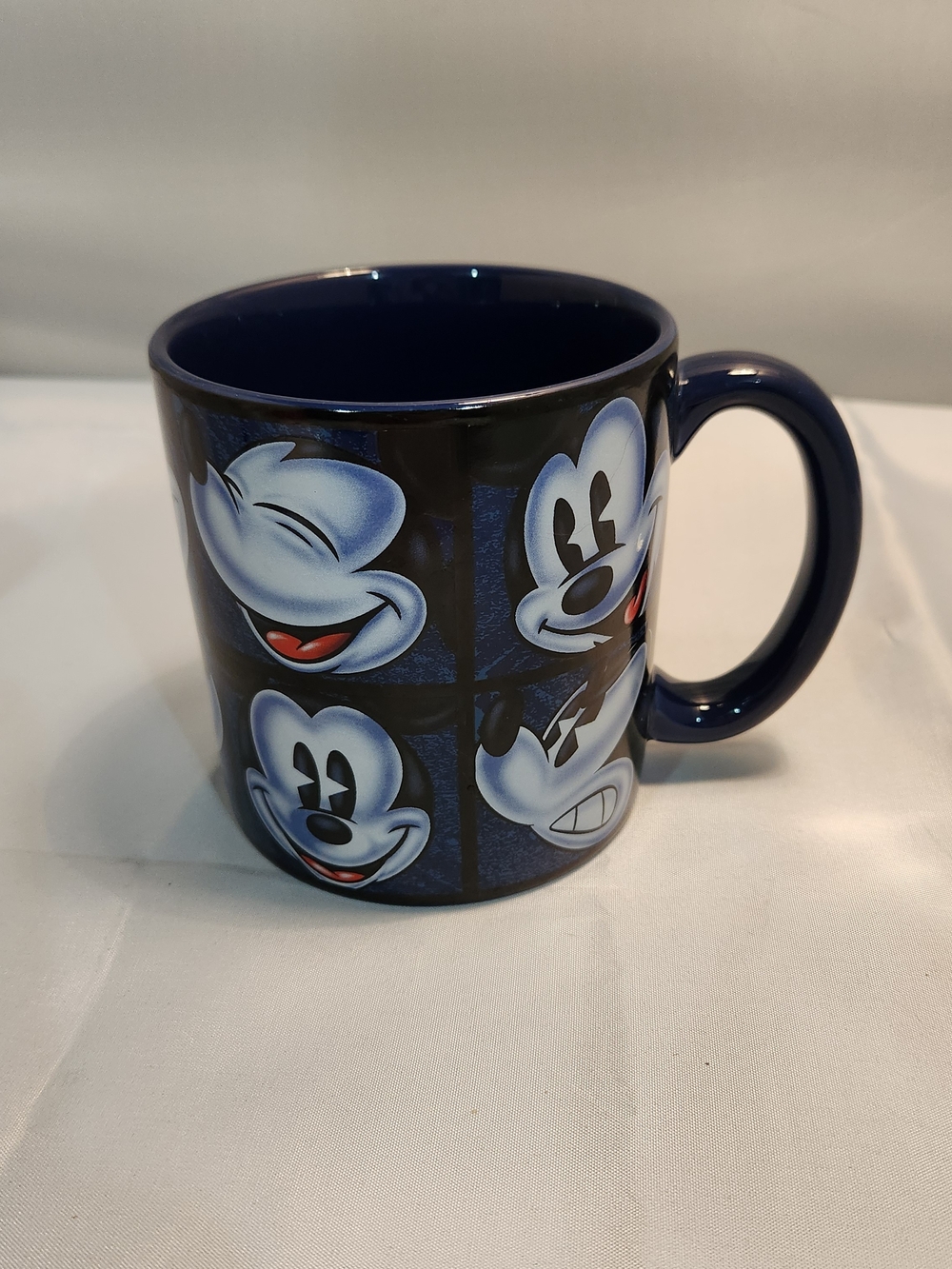 Disney Navy Blue Mickey Mouse Face Mug